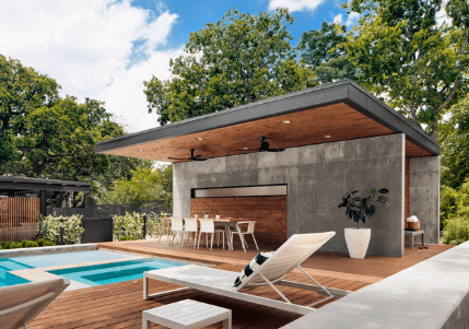 How to Update a Dated Pool to Match a Contemporary Home Exterior
